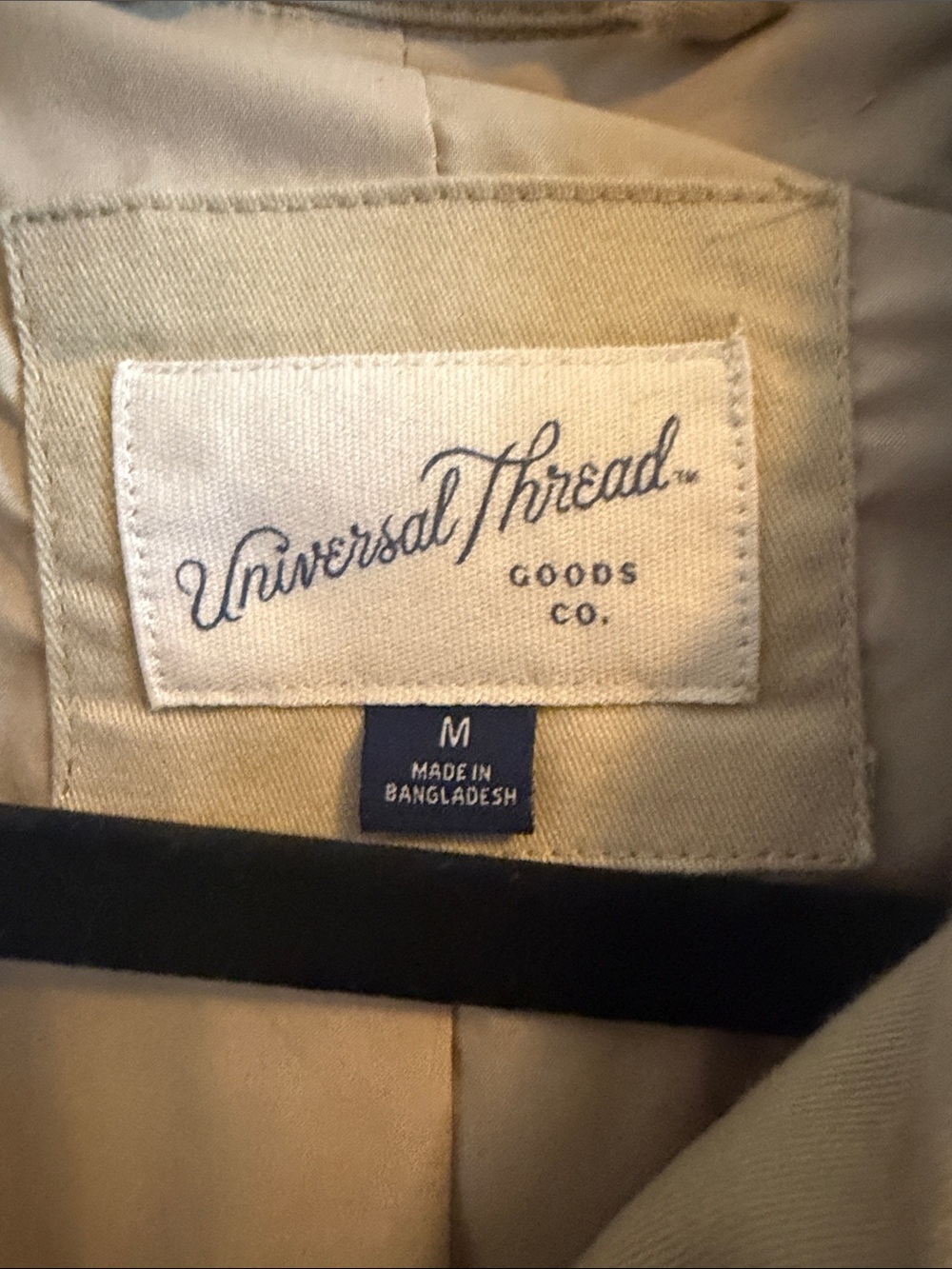 Universal Thread Women's Double-Breasted Tan Trench Jacket - Picture 2 of 10